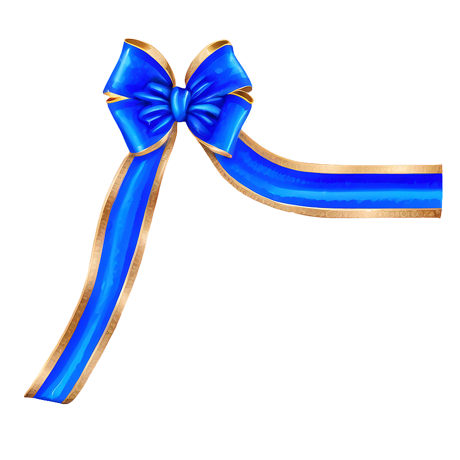 Blue Ribbon Bow Png Gvt PNG