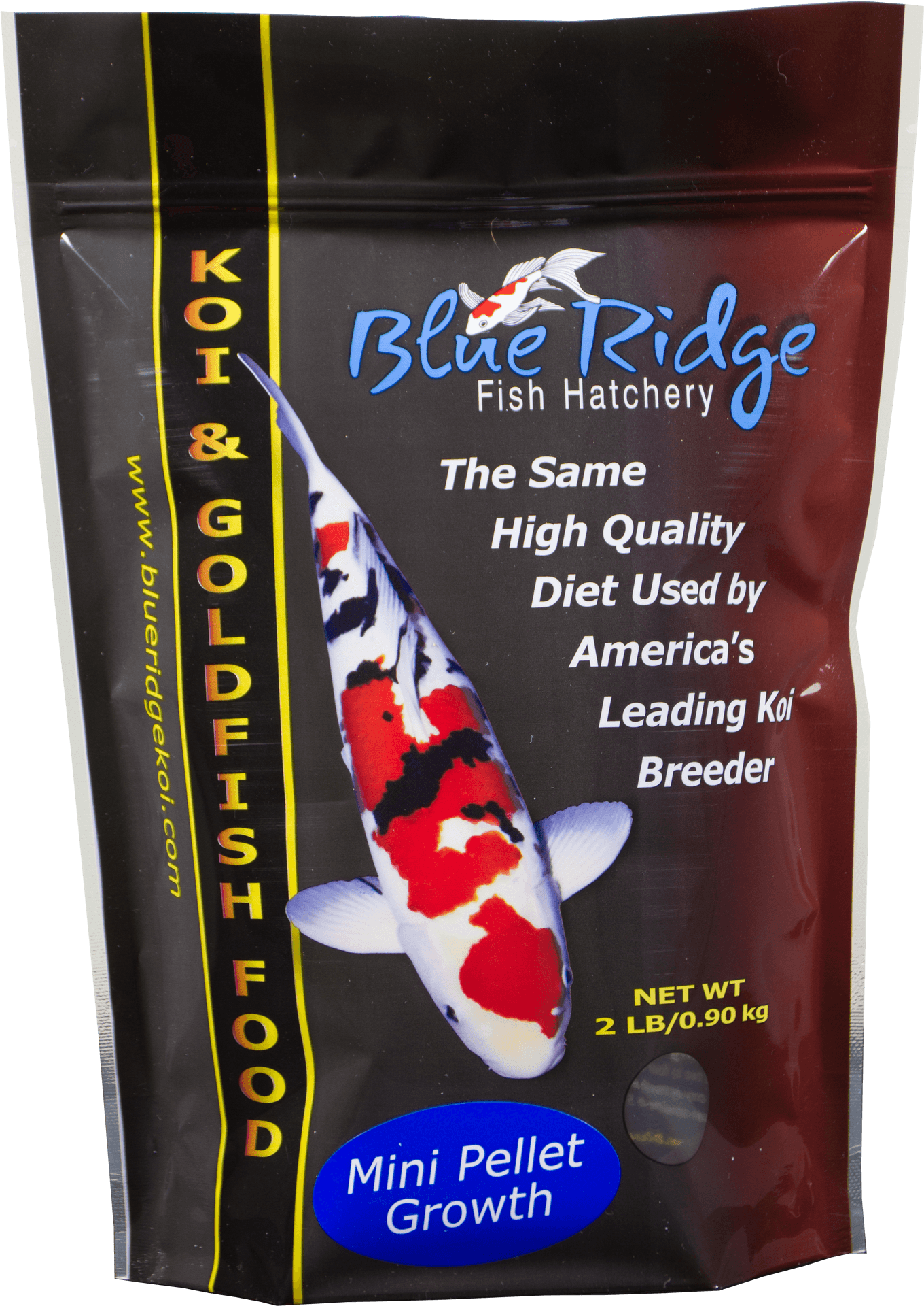 Blue Ridge Koiand Goldfish Food Package PNG