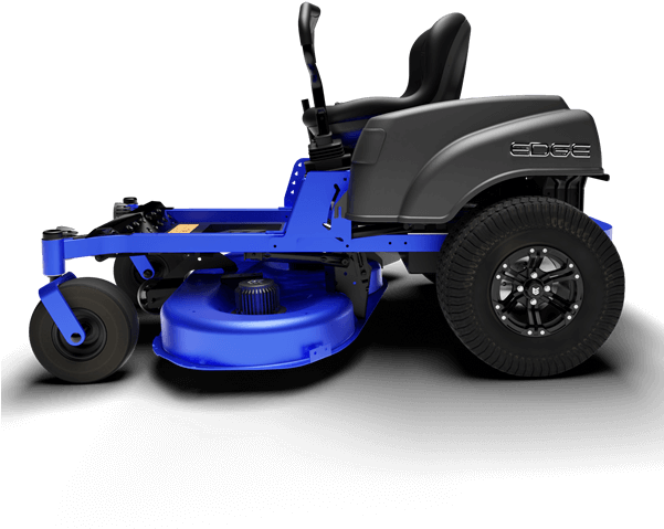 Blue Riding Lawn Mower PNG