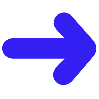 Blue Right Arrow Icon PNG