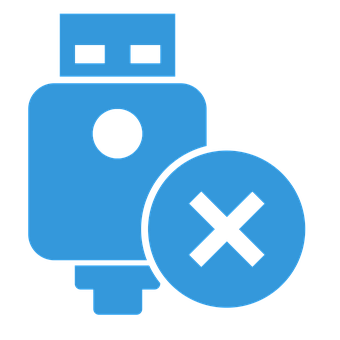 Blue Robot Error Icon PNG