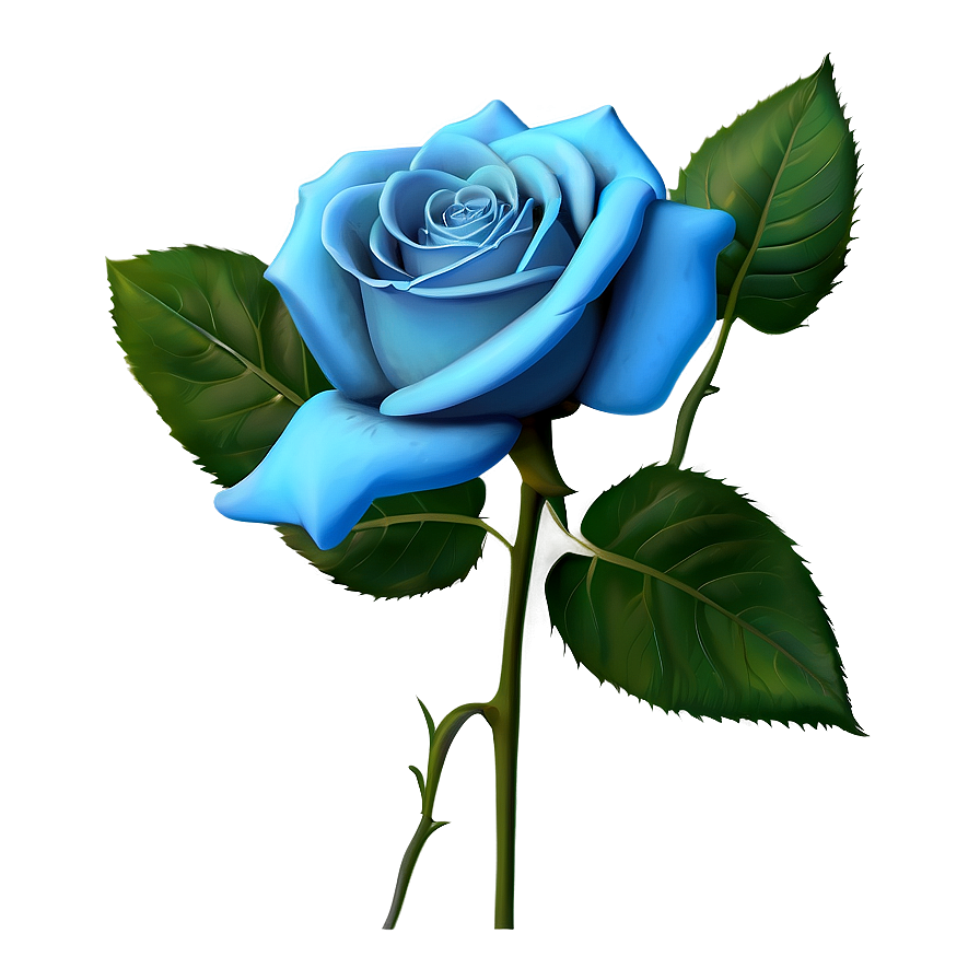 Download Blue Rose Bloom Png Yjo | Wallpapers.com