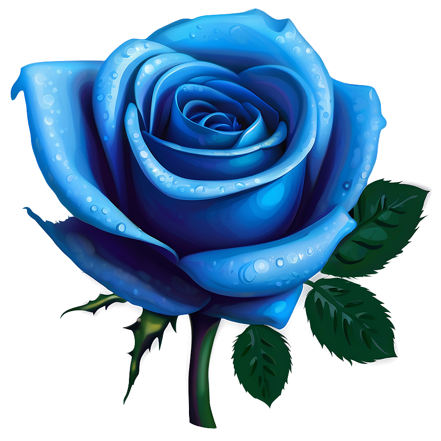 Blue Rose Clipart Png Ant55 PNG