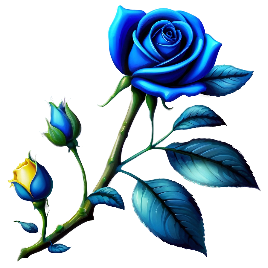 Download Blue Rose Garden Png Lex91 | Wallpapers.com