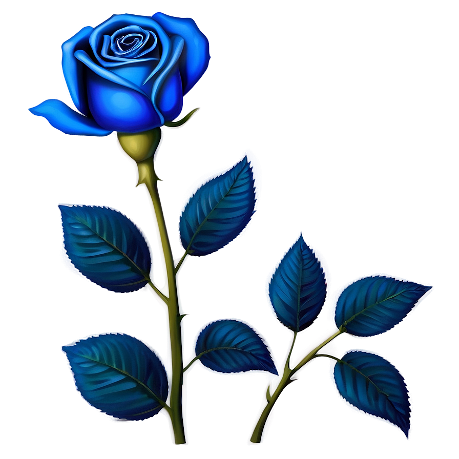 Download Blue Rose Pattern Png 06202024 | Wallpapers.com