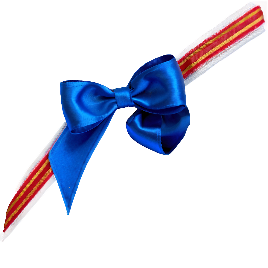 Blue Satin Bow Png Odb PNG