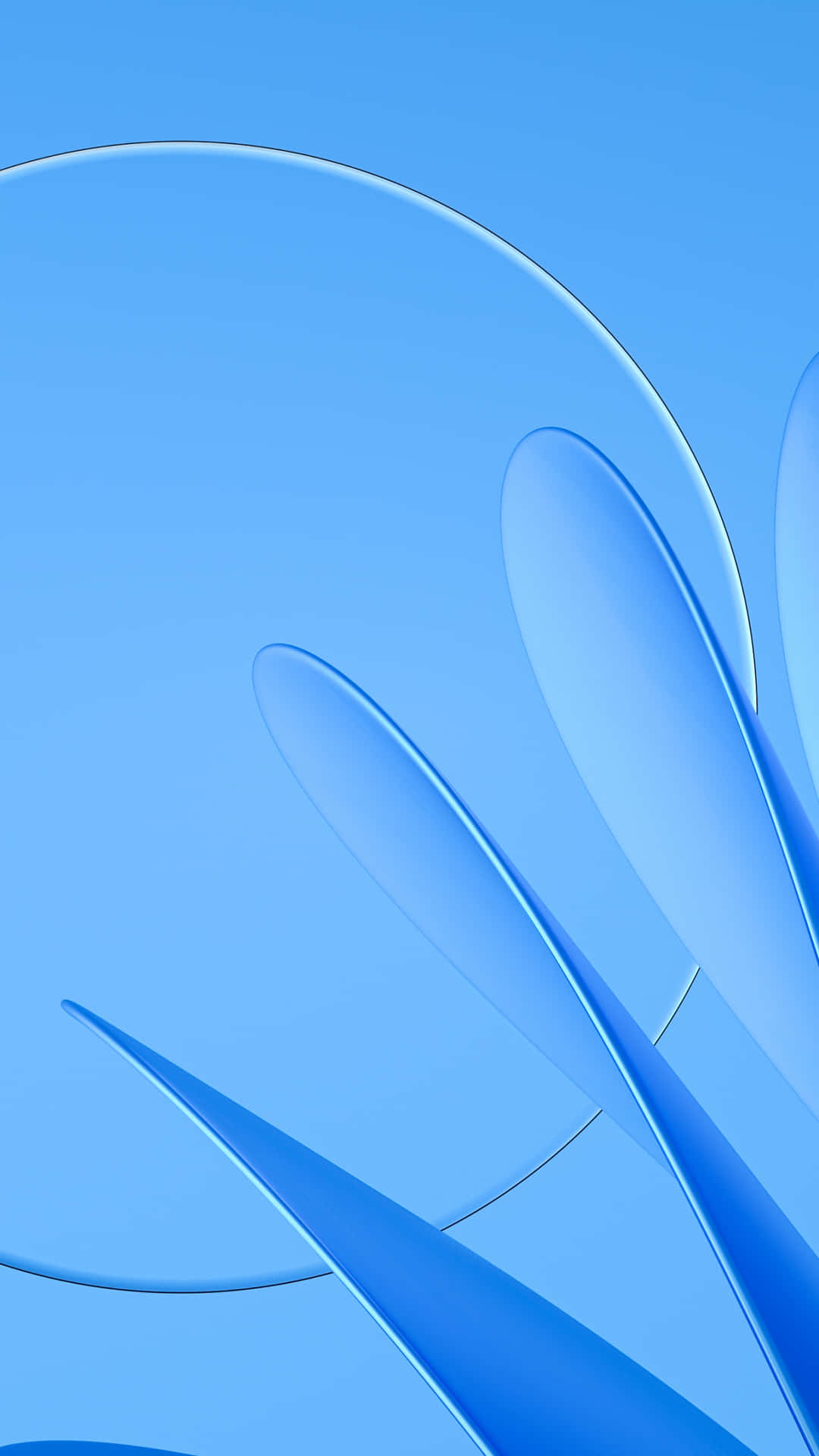 Abstract Blue Screen Background