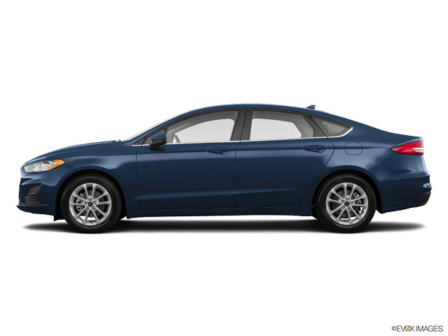 Blue Sedan Side View PNG