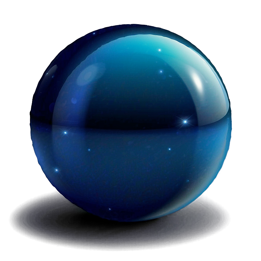 Blue Shiny Sphere Png Ckj PNG