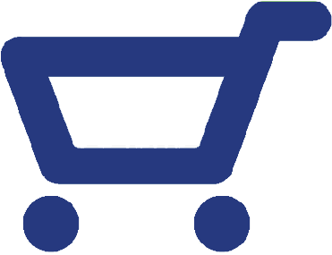 Blue Shopping Cart Icon PNG