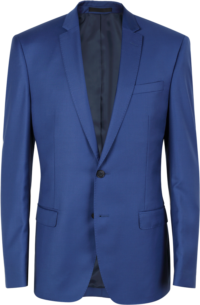 Download Blue Single Breasted Suit Jacket | Wallpapers.com