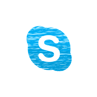 Blue Sketch Logo Design PNG