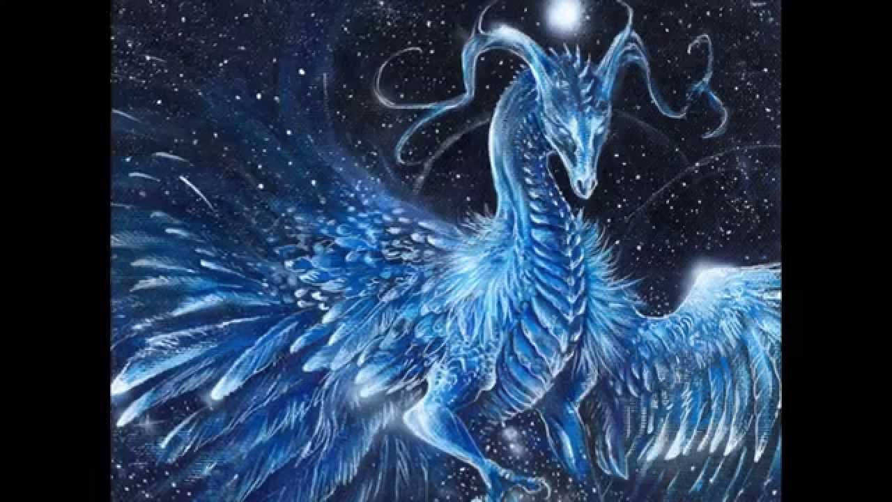 Blue Skin Light Dragon Wallpaper