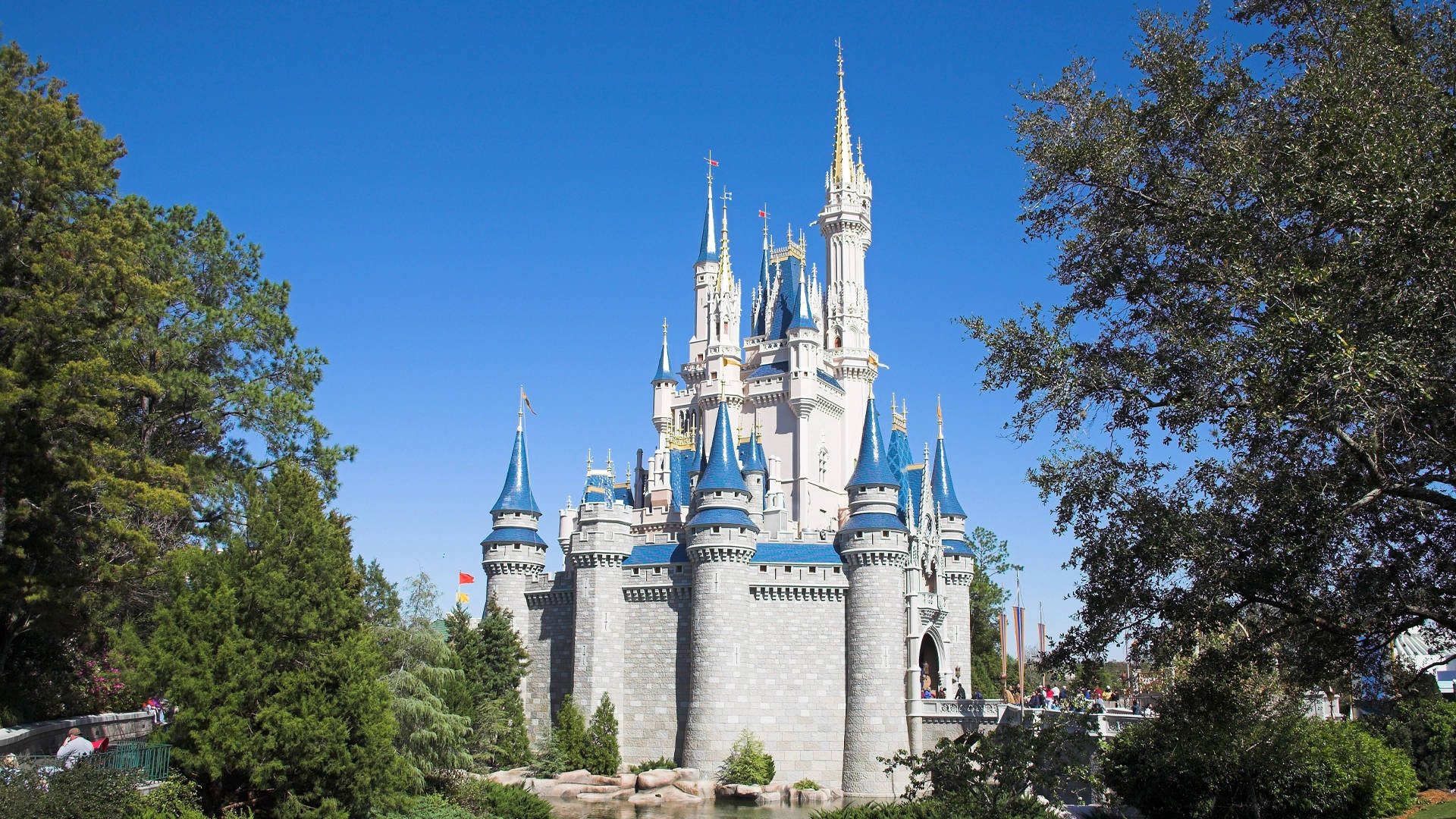 Blue Sky At Walt Disney World Desktop Background