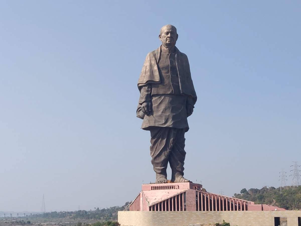 Cieloazul Estatua De Sardar Patel Fondo de pantalla