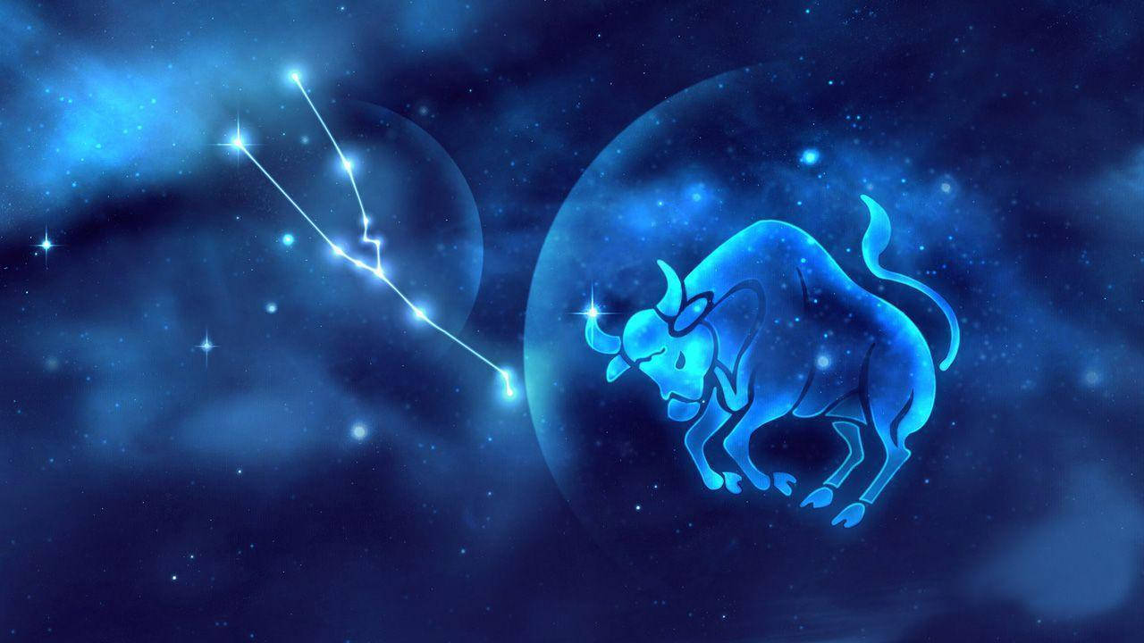 Blue Sky Taurus Zodiac Wallpaper