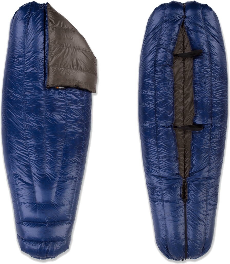 Blue Sleeping Bags Unzippedand Zipped PNG