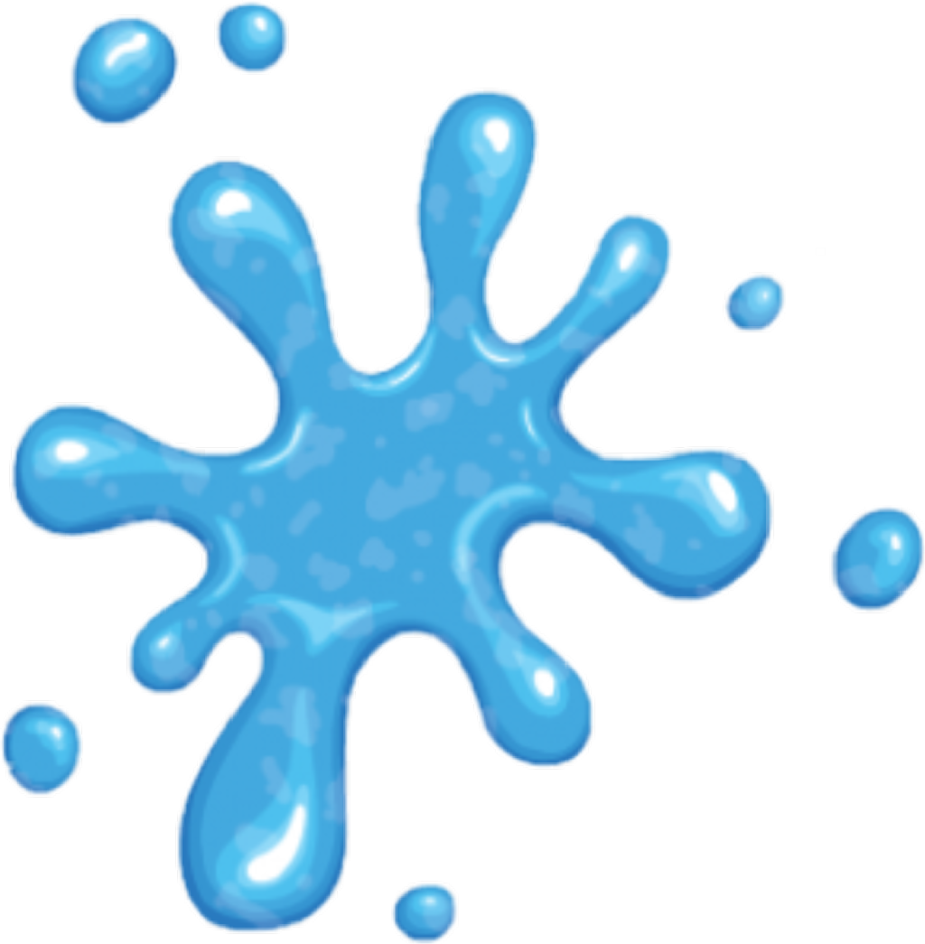 Download Blue Slime Splat Graphic 8760