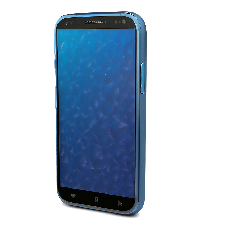 Blue Smartphone Png 04292024 PNG