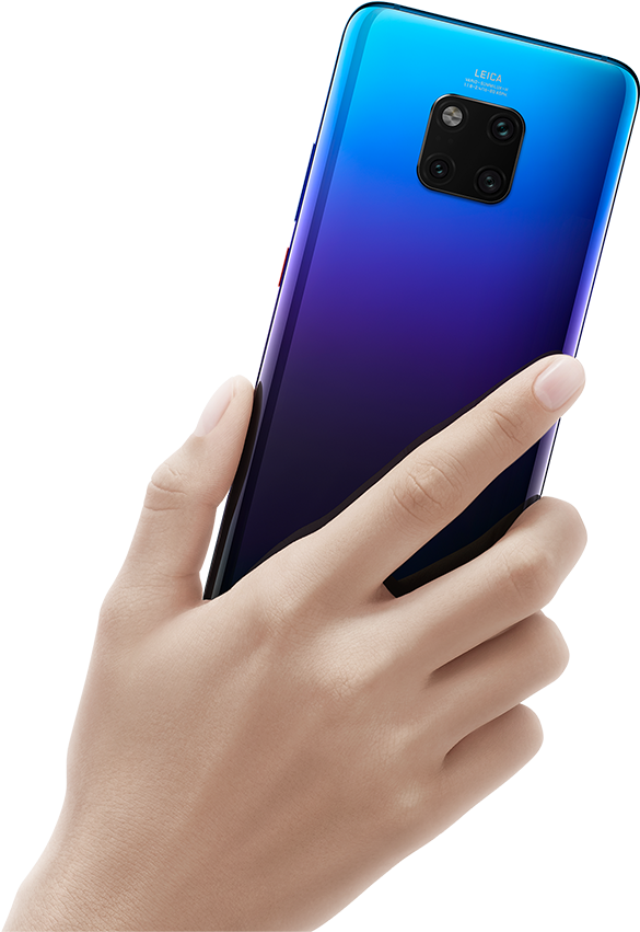 Blue Smartphonein Hand PNG