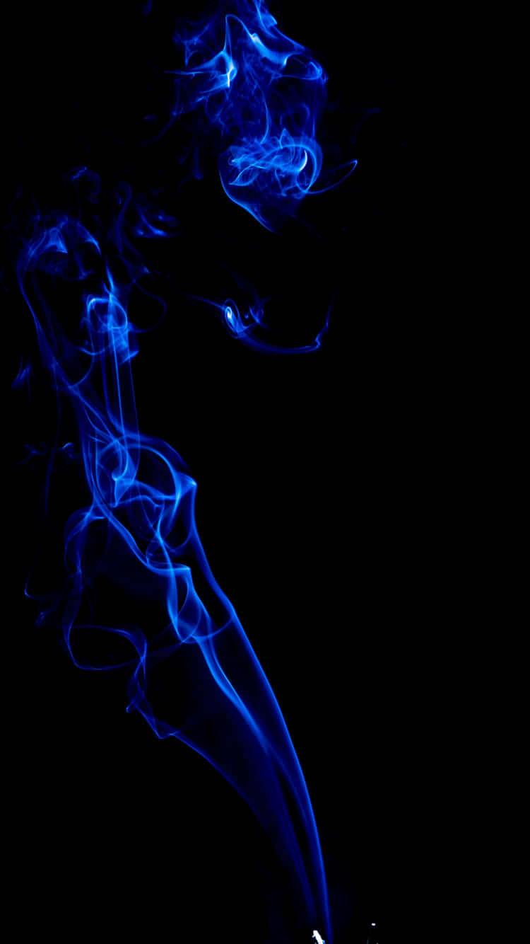 Blue Smoke Artistry Wallpaper