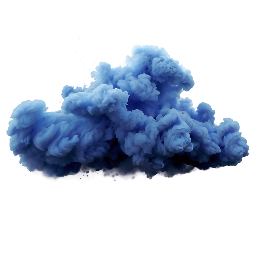 Blue Smoke Explosion Png 70 PNG
