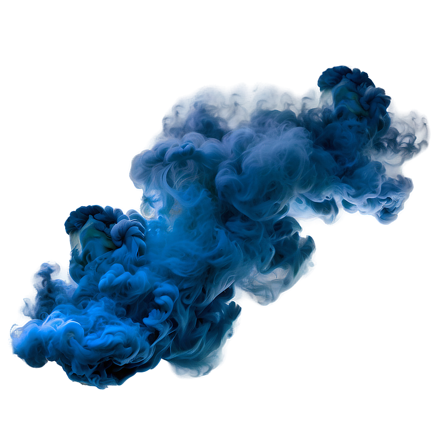 Blue Smoke Overlay Png 05232024 PNG