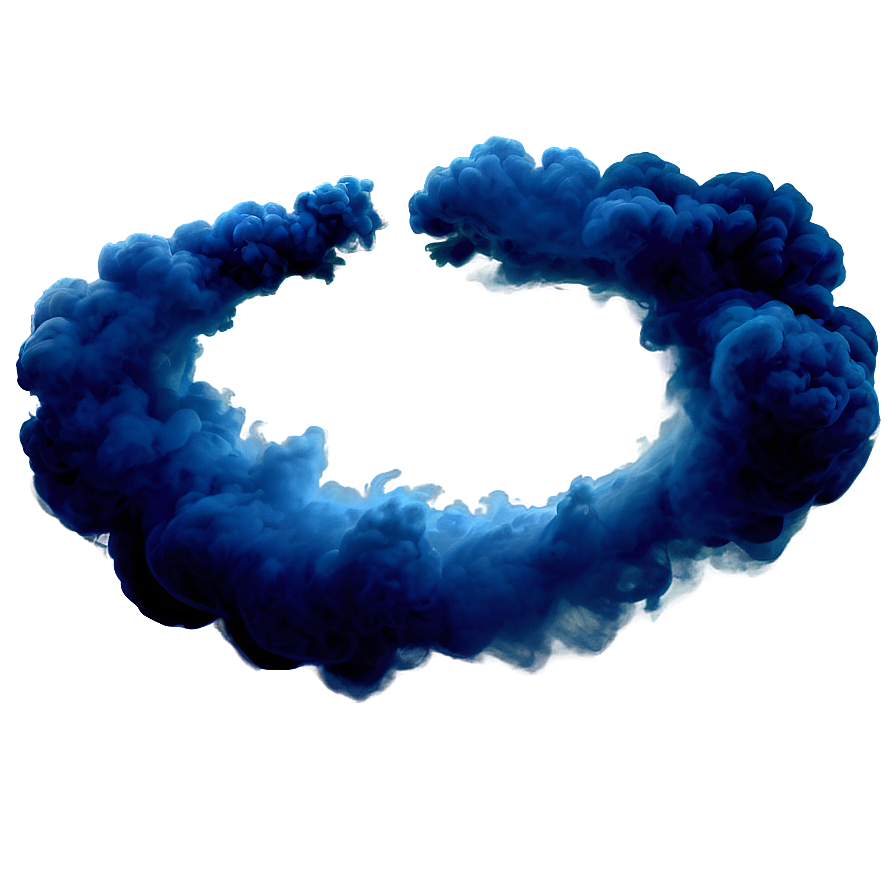 Blue Smoke Plume Png Wkh34 PNG