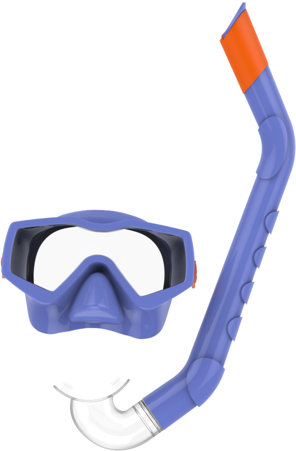 Blue Snorkel Mask Equipment PNG