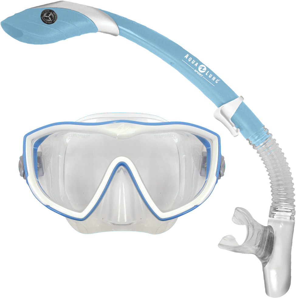 Download Blue Snorkeling Maskand Snorkel | Wallpapers.com