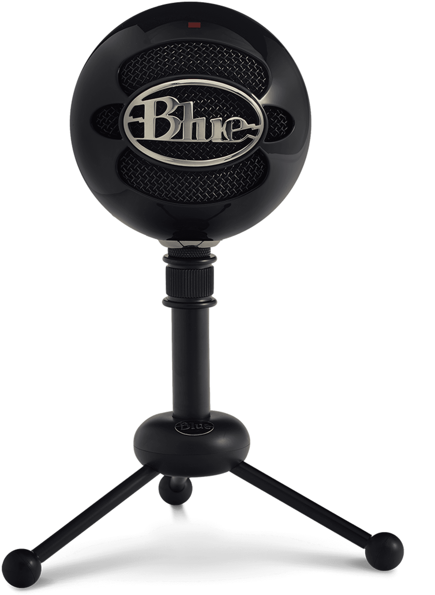 Blue Snowball Microphoneon Stand PNG