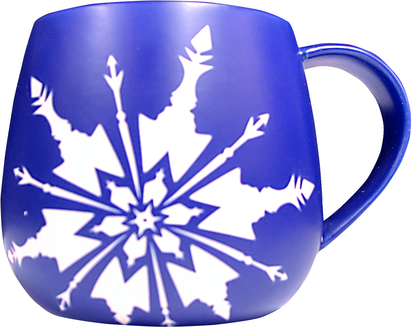 Blue Snowflake Mug PNG