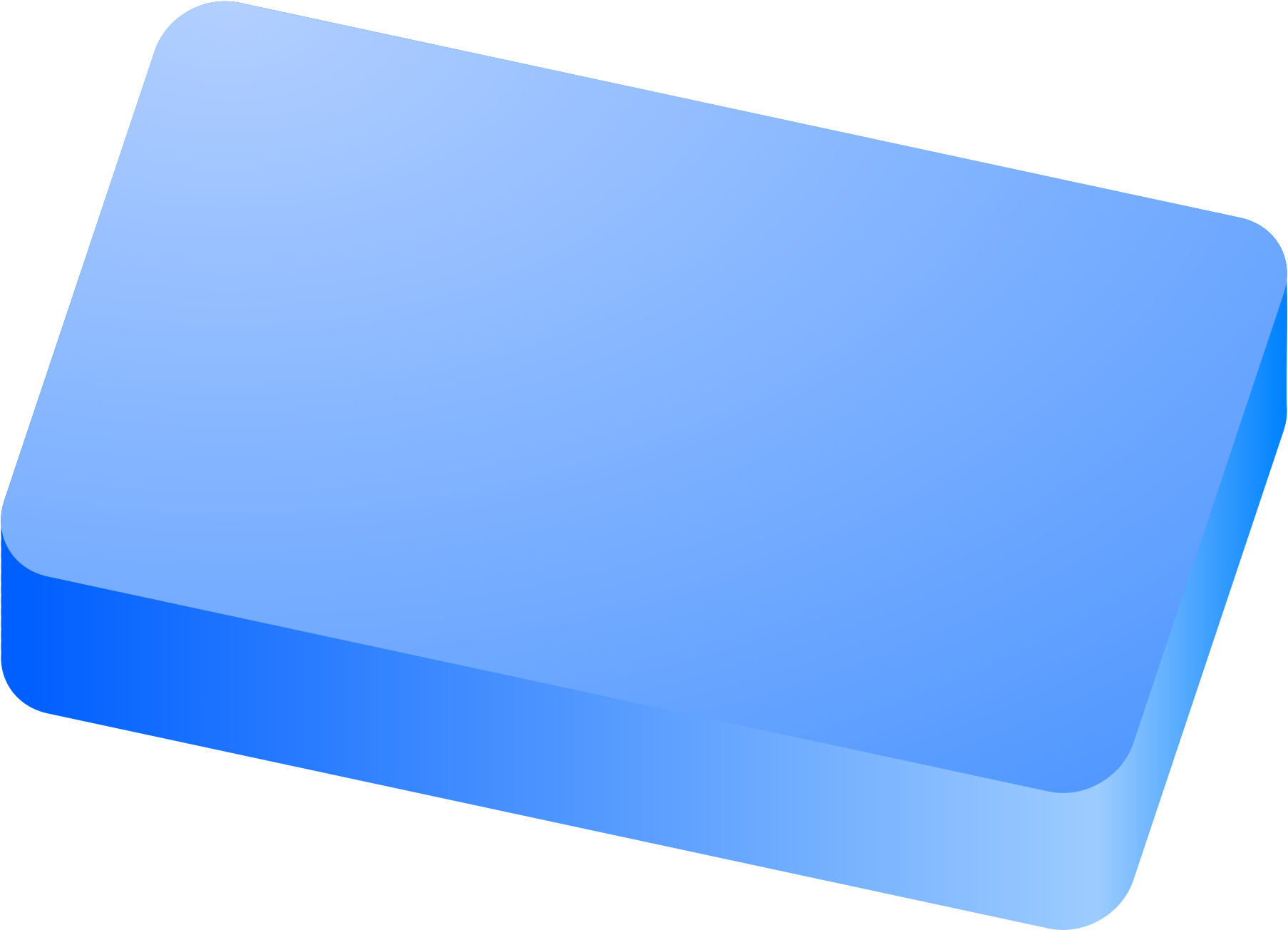 Blue Soap Bar3 D Render PNG