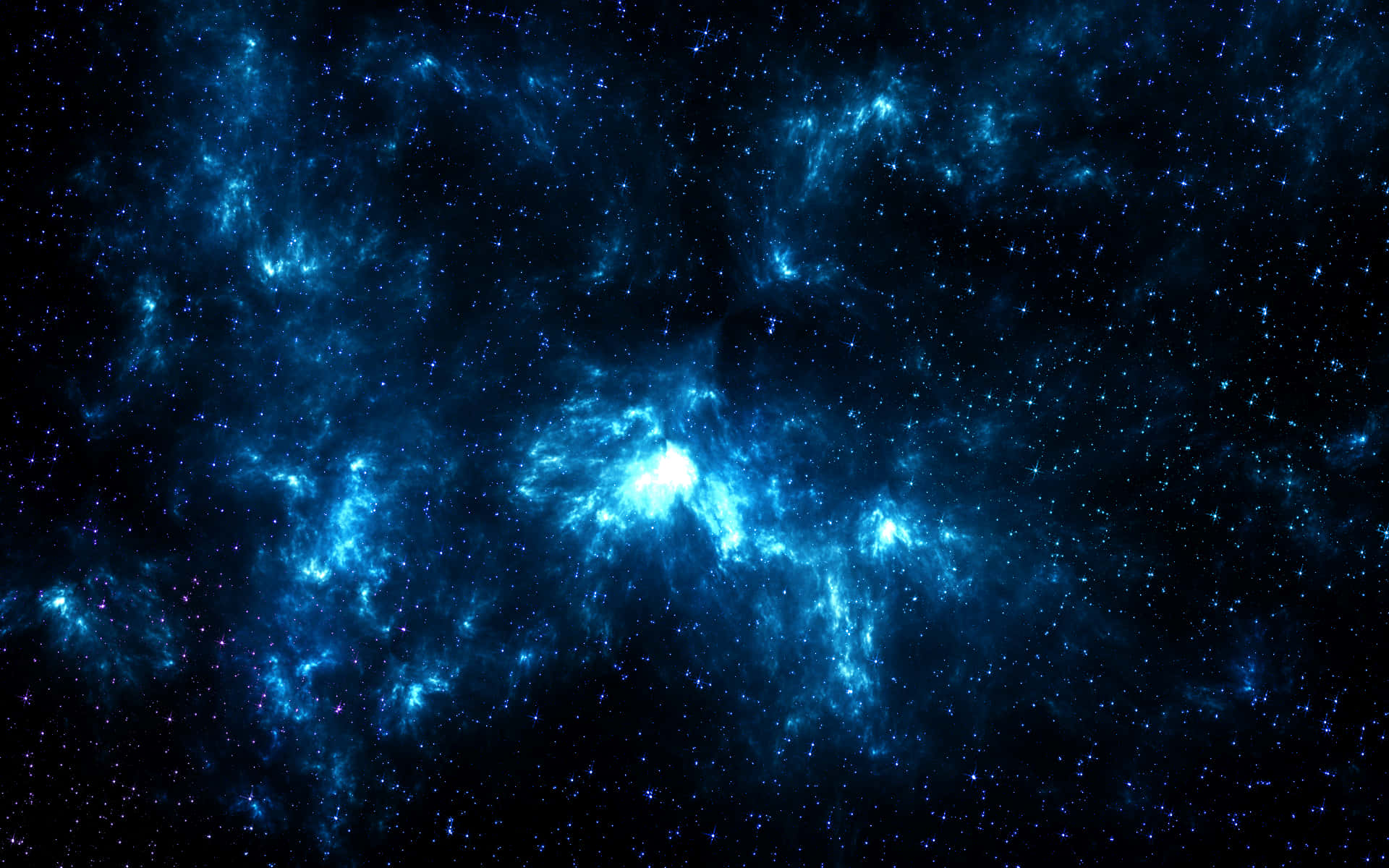 Image  Nebula Spacescape with Mystical Blue Tones
