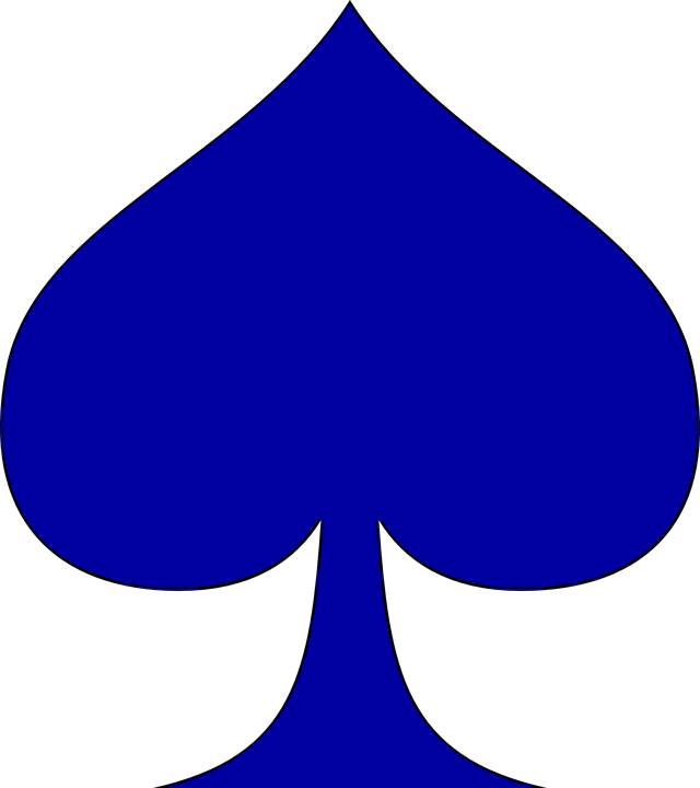 Blue Spade Icon PNG