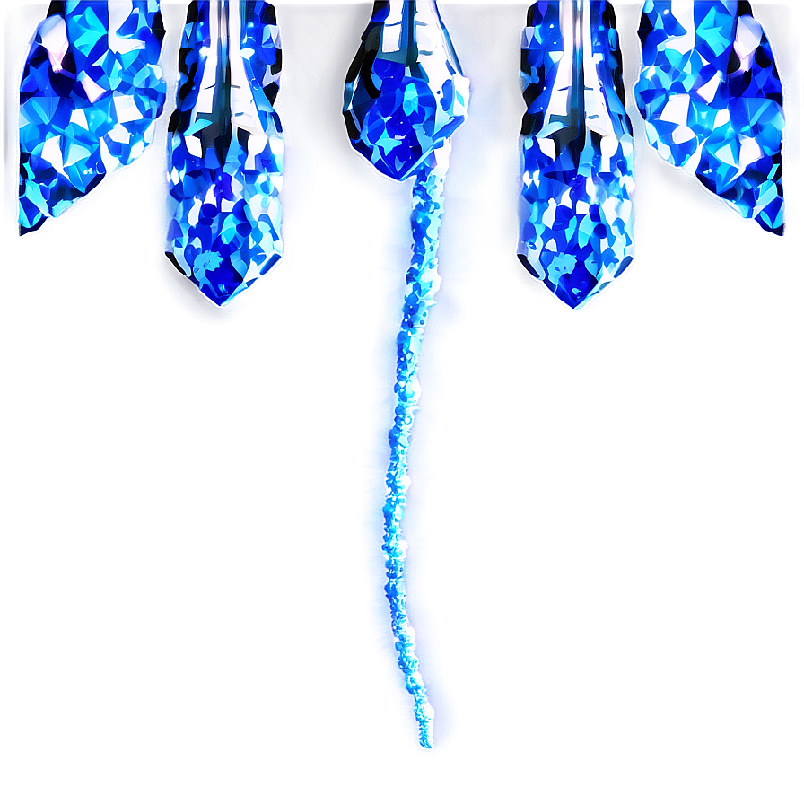 Blue Sparkle A PNG