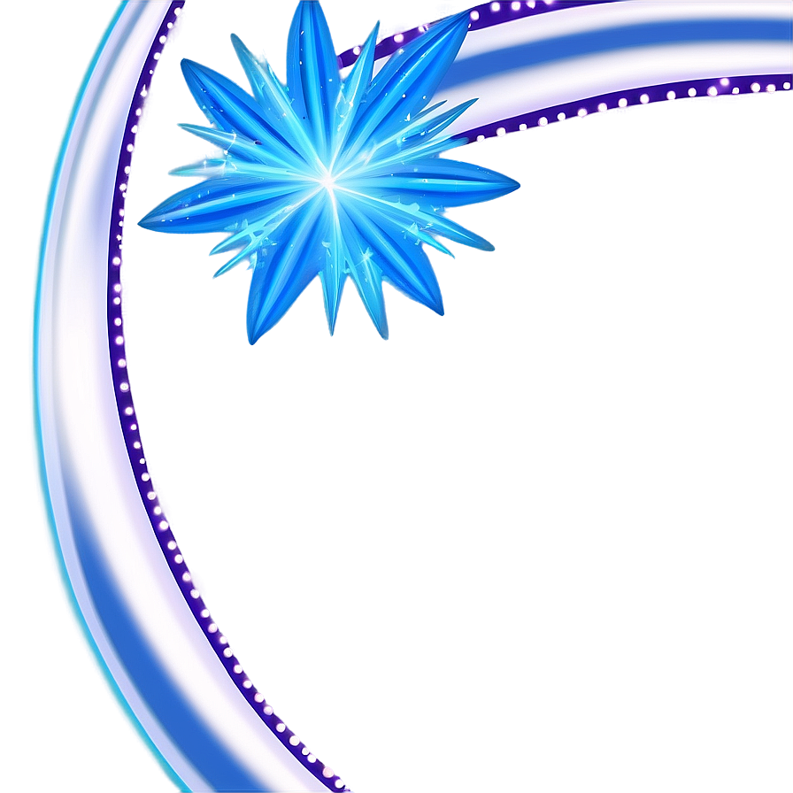 Blue Sparkle Border Png 88 PNG