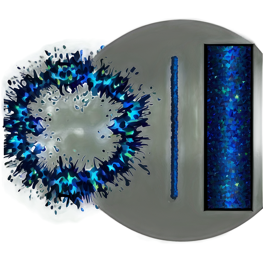 Blue Sparkle Explosion Png 06262024 PNG