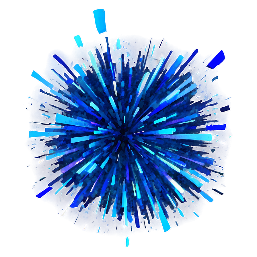 Blue Sparkle Explosion Png 25 PNG