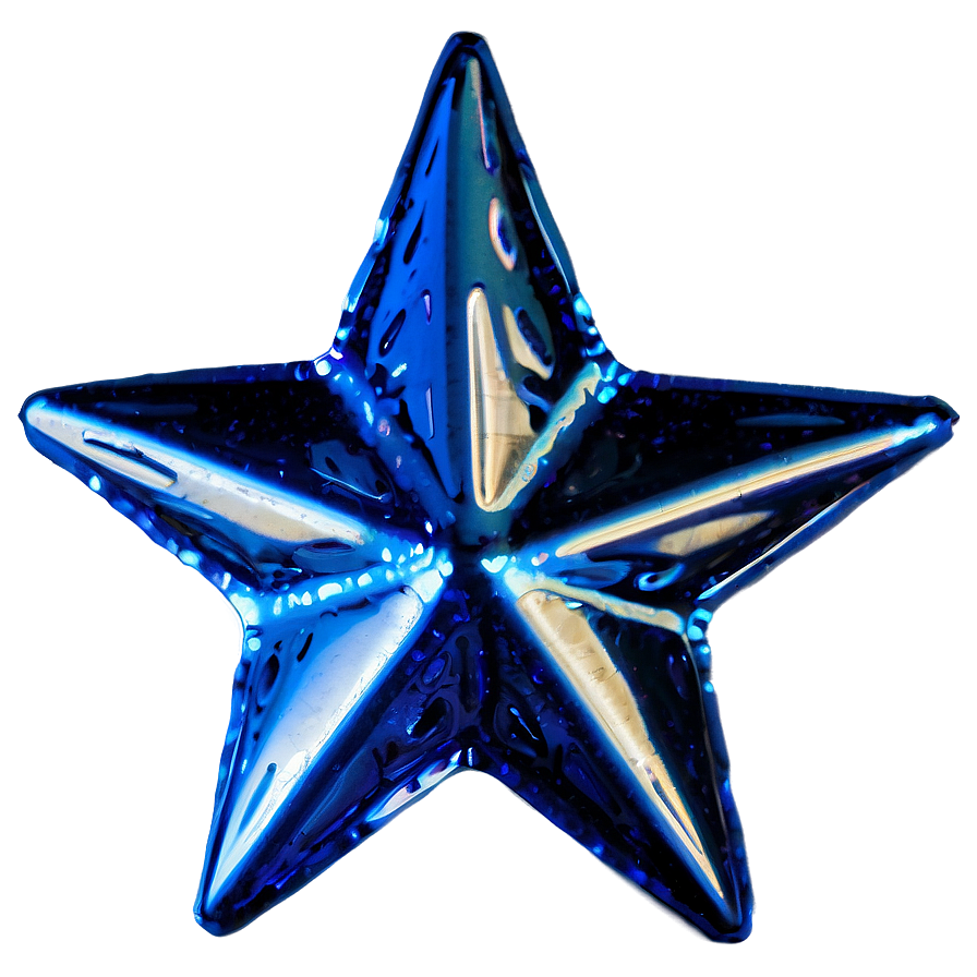 Blue Sparkle Star Png 06262024 PNG