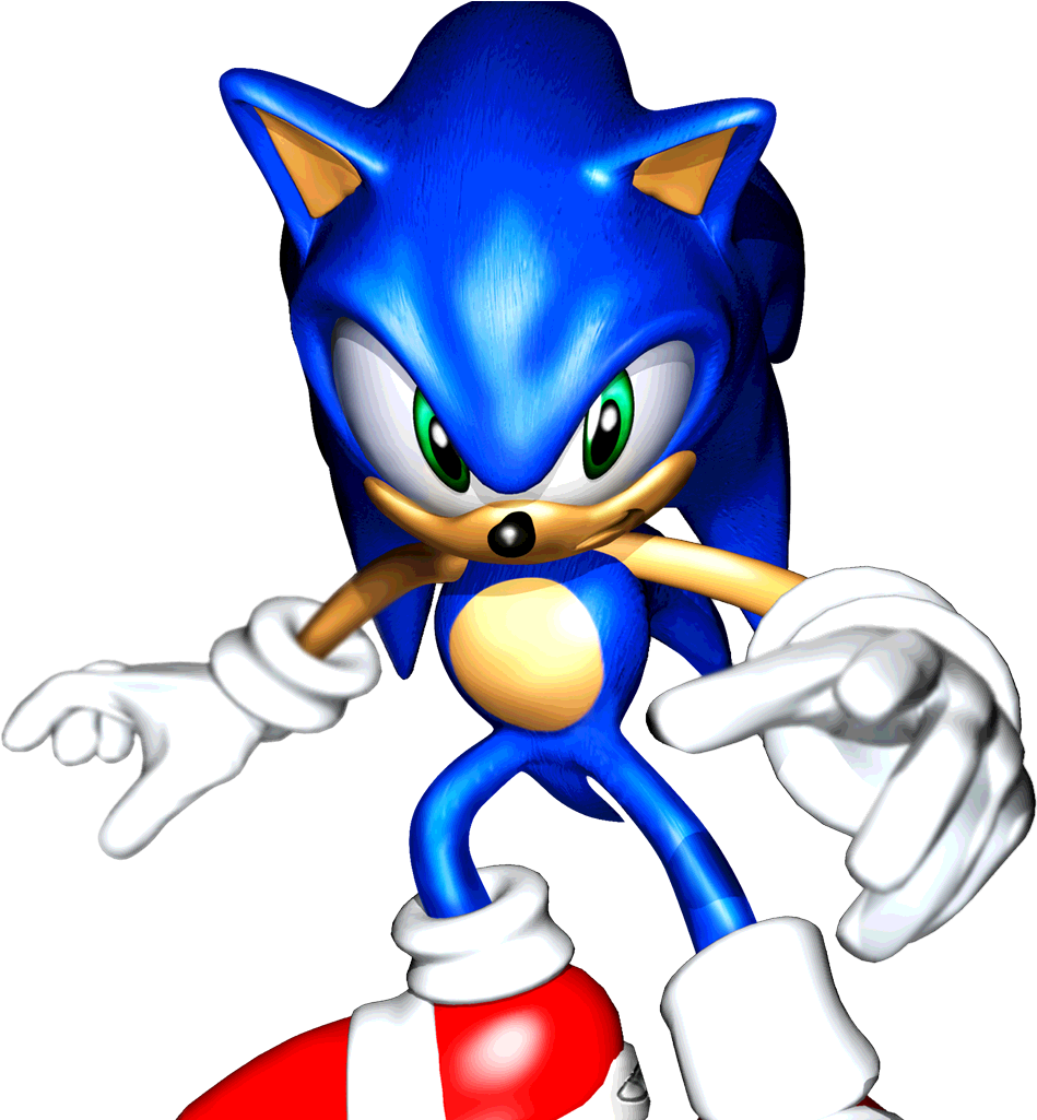 Blue Speed Adventure Character.png PNG