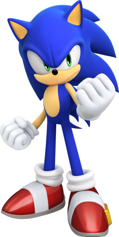 Blue Speedster Character Pose PNG