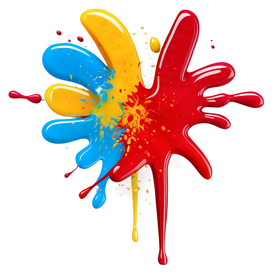 Blue Splat Png 34 PNG