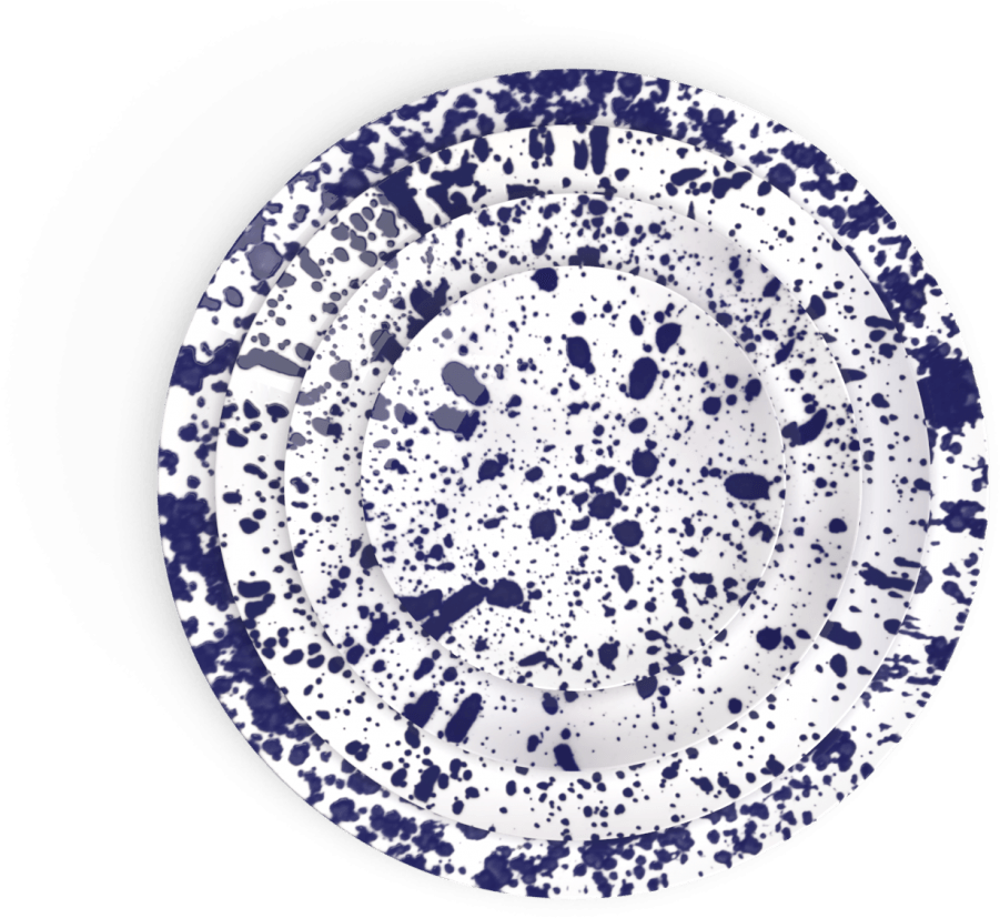 download-blue-splatter-dinner-plates-set-wallpapers