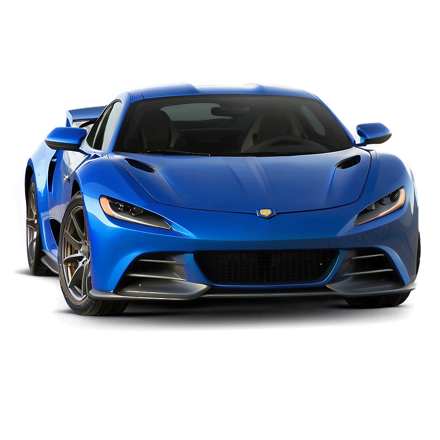 Blue Sports Car Png 05062024 PNG