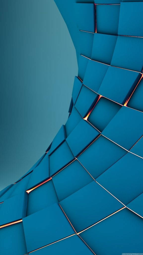Blue Squares Iphone X Dynamic Wallpaper