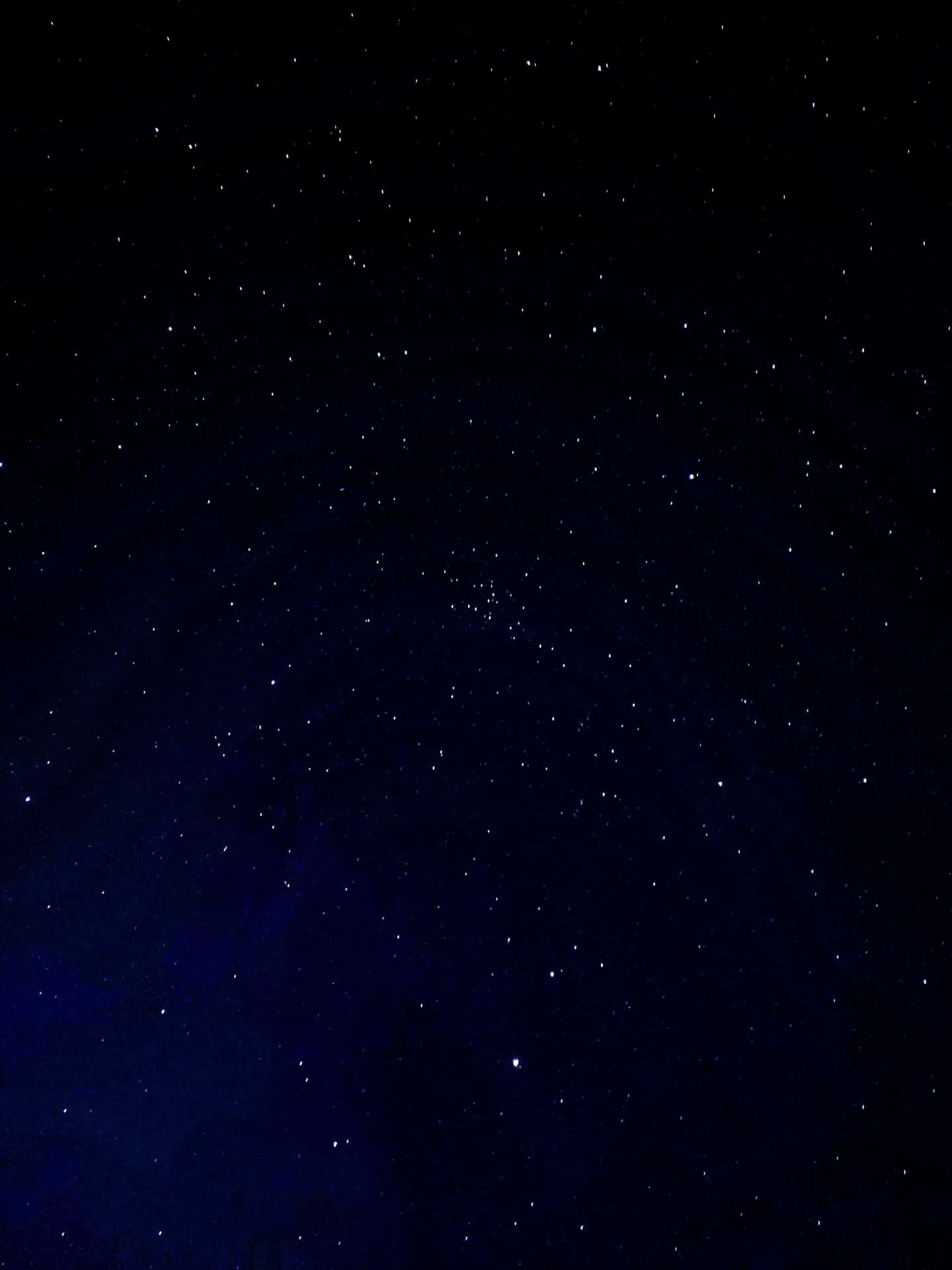 Envacker Blå Stjärnbakgrund Upplyst Av Mjukt Ljus