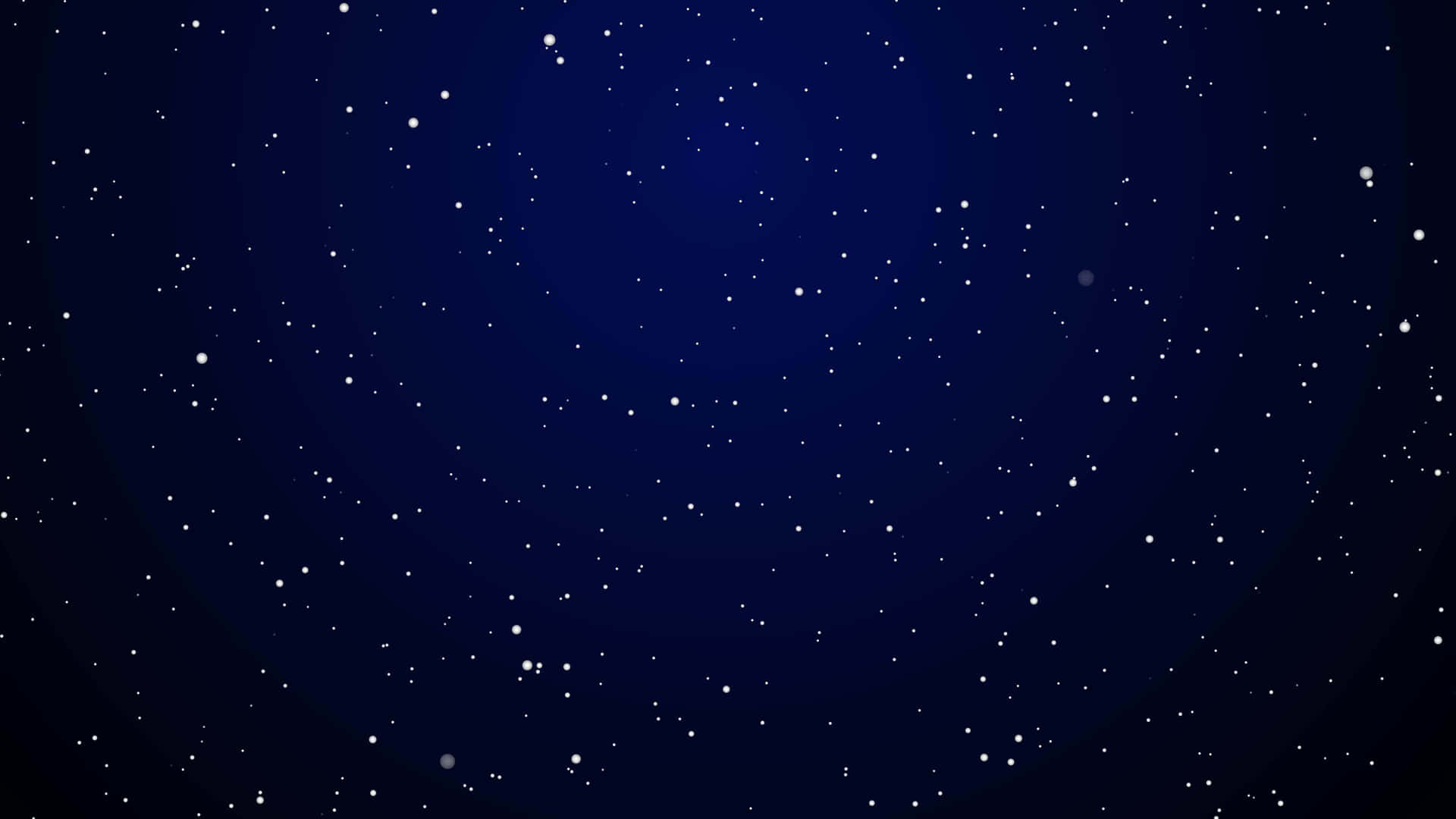 A blue star in a night sky