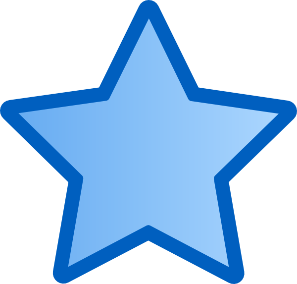 Blue Star Graphic PNG