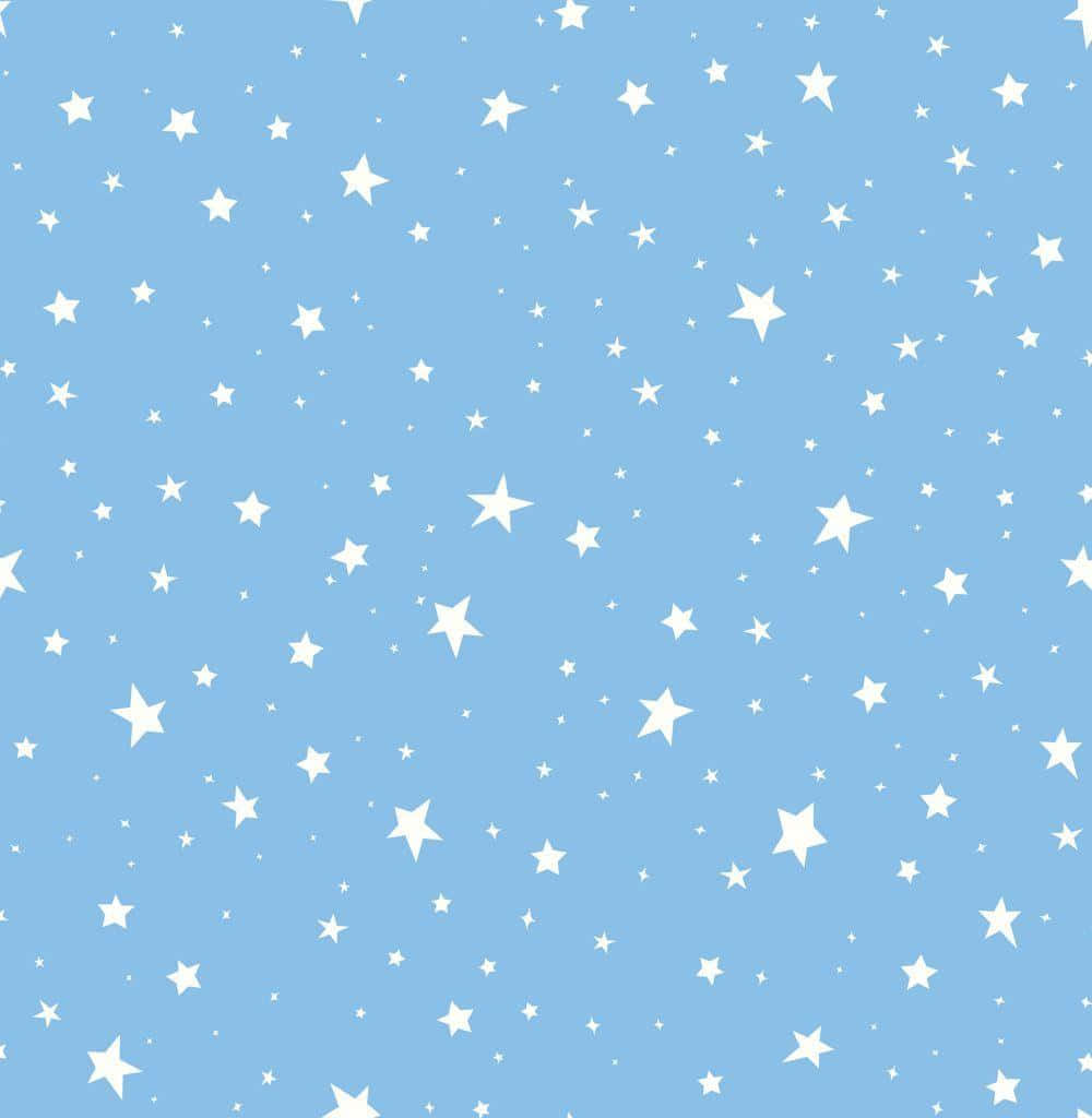 Enjoy the Glorious Sky of Blue Stars Wallpaper